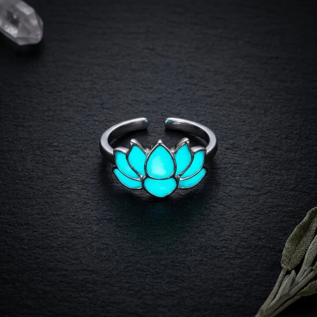 Luminous Lotus Cool Rings For Yoga And Beyond