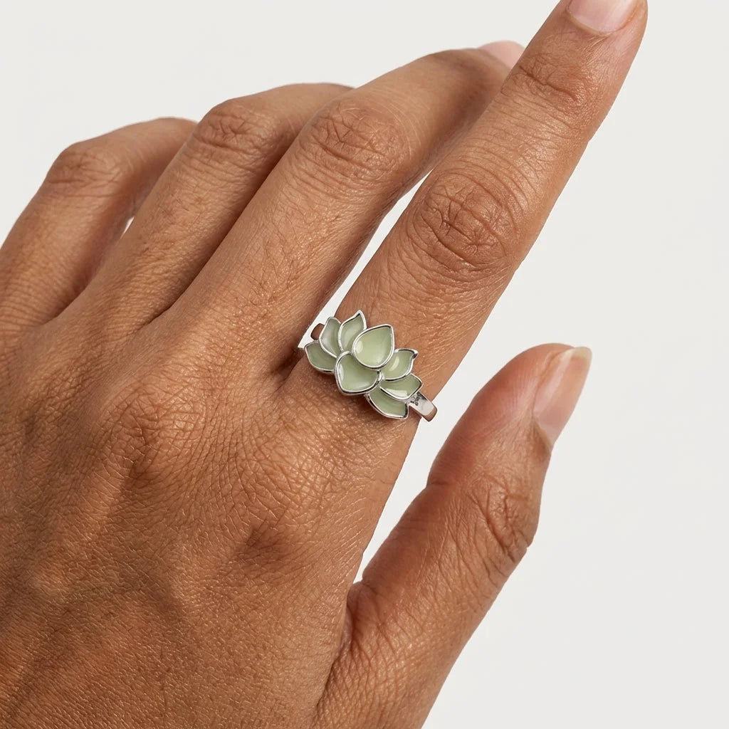 Luminous Lotus Cool Rings For Yoga And Beyond