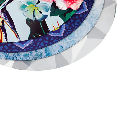 Luxury Circular Yoga Mat With Anti-Slip Suede Surface