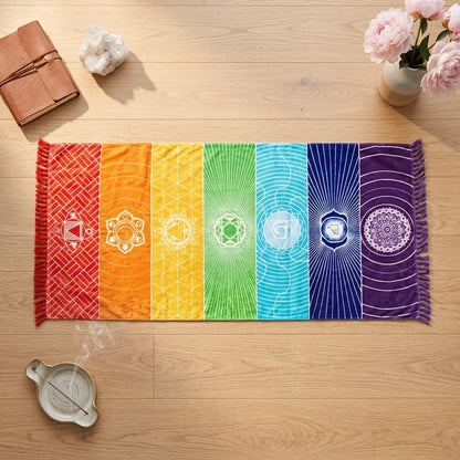 Mandala Print Carpet Yoga With Stretch Fabric Comfort