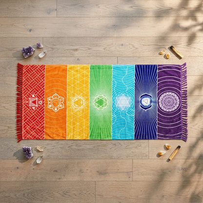 Mandala Print Carpet Yoga With Stretch Fabric Comfort