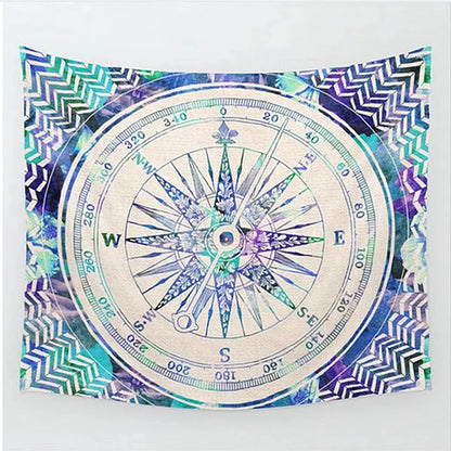 Mandala Wall Tapestry With Elephant Design - 15 Style / L