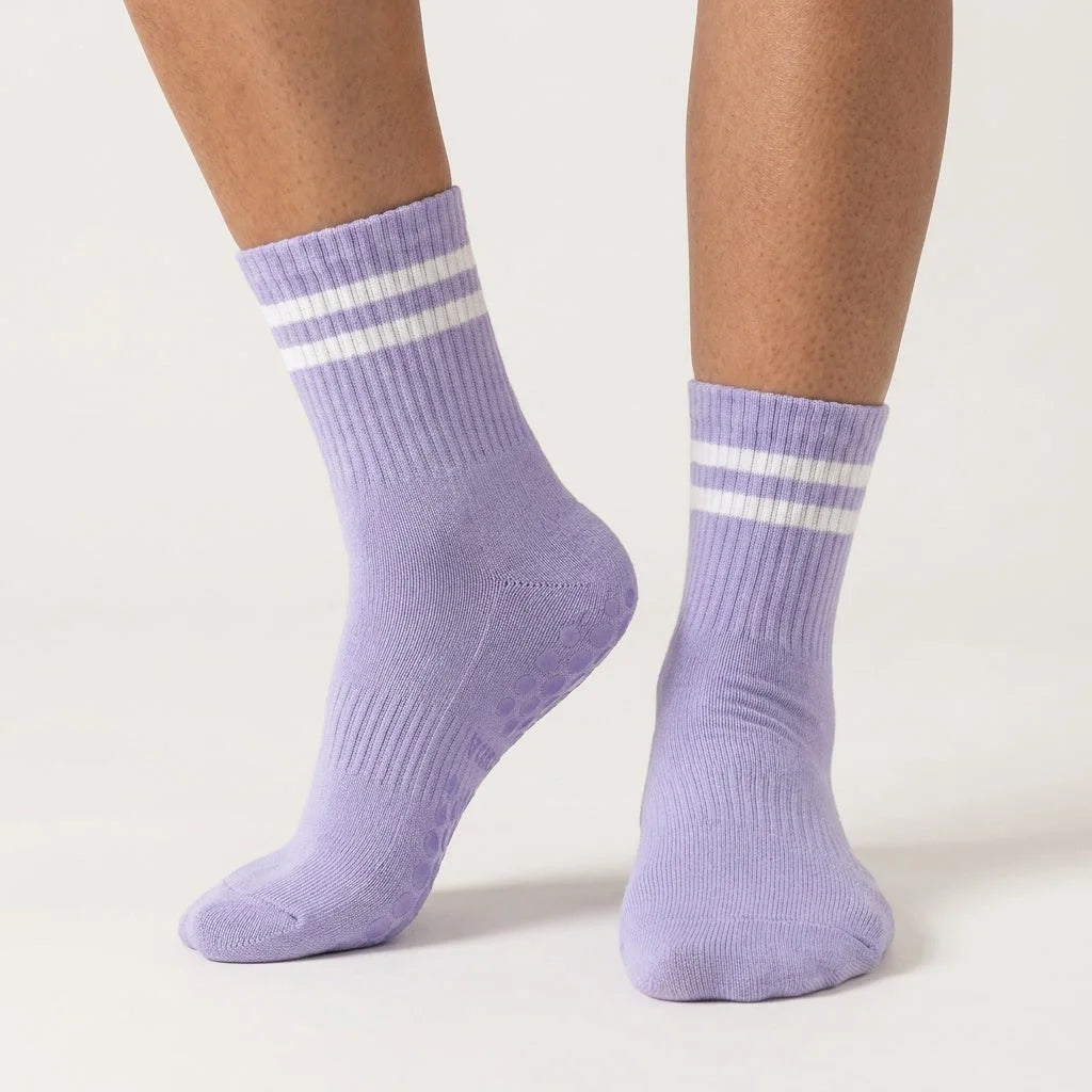 Mid Calf Grippy Socks Yoga For Year Round Comfort