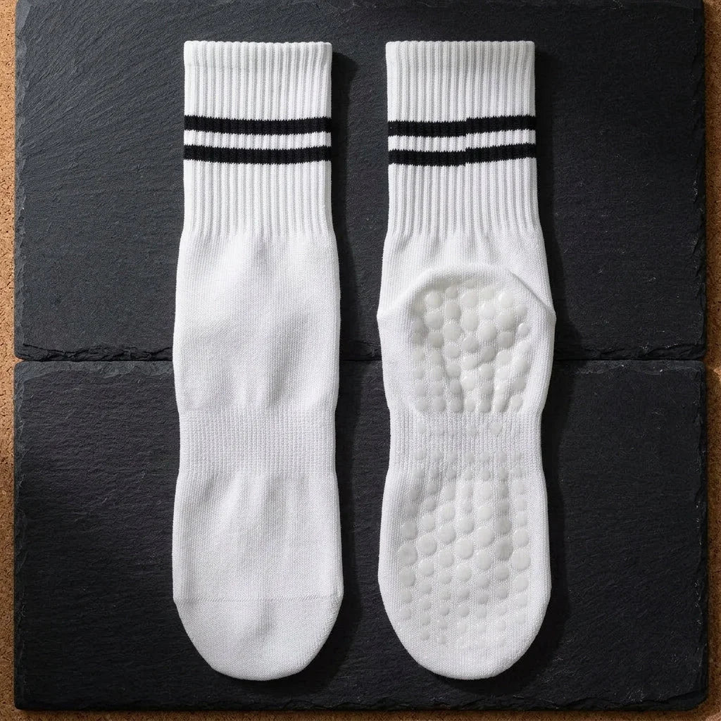 Mid Calf Grippy Socks Yoga For Year Round Comfort