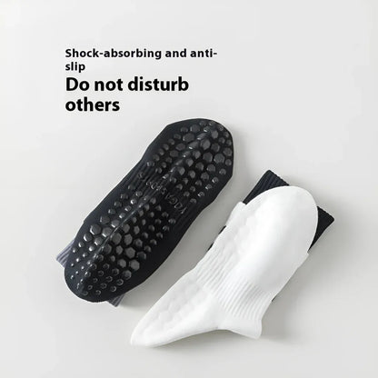 Mid Calf Pilates Grip Socks For Women’s Studio Flow