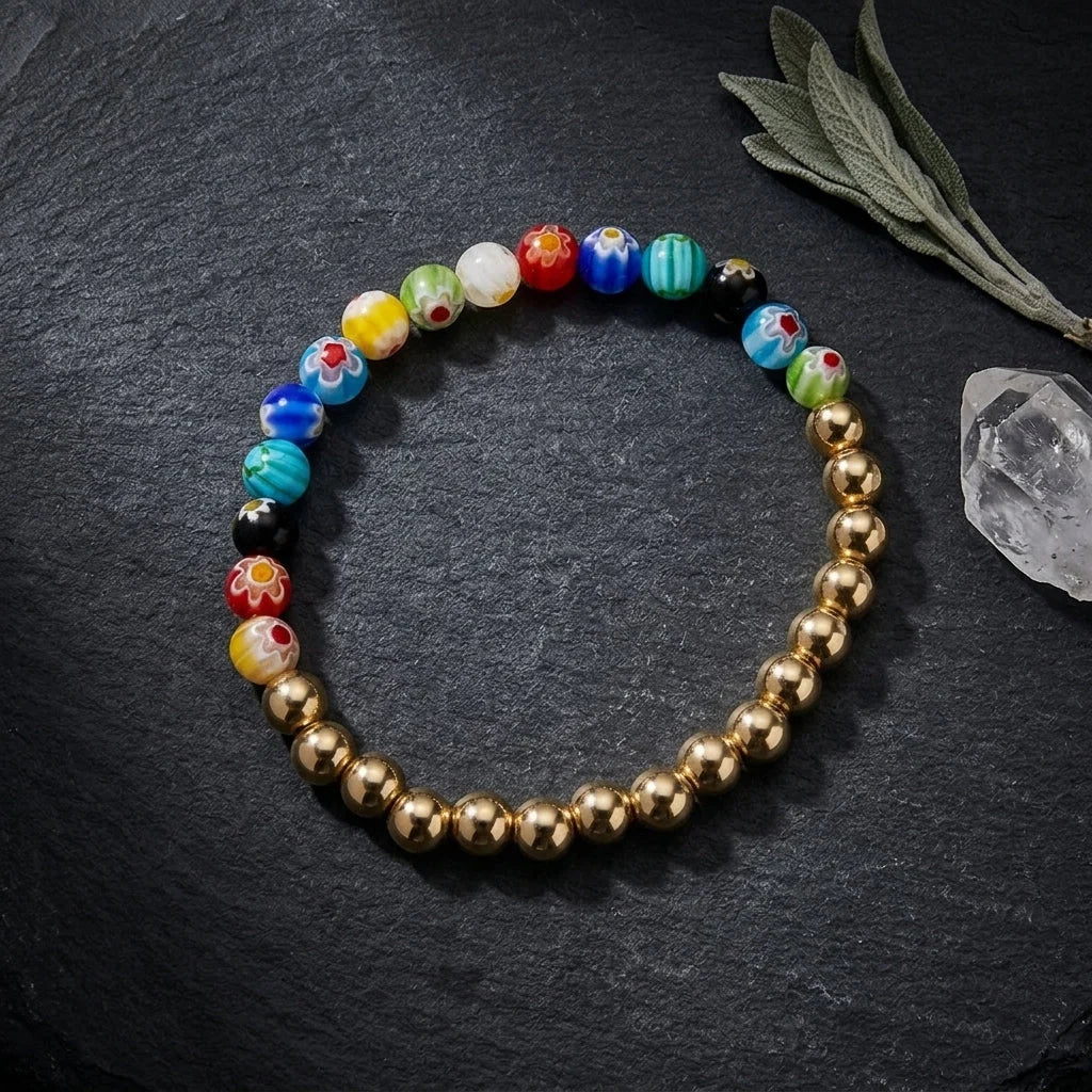 Minimalist Beads Bracelest In Polished Round Finish
