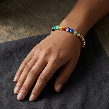 Minimalist Beads Bracelest In Polished Round Finish
