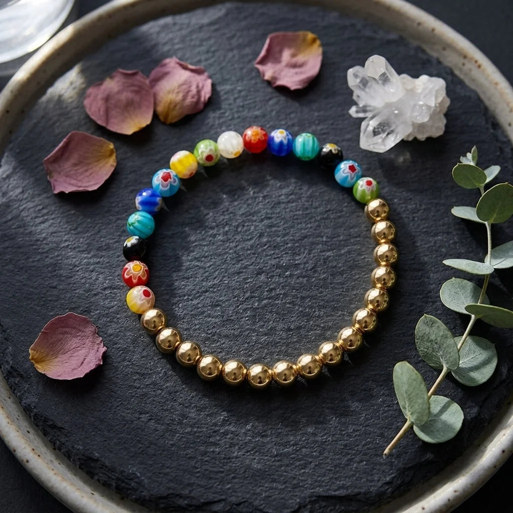Minimalist Beads Bracelest In Polished Round Finish