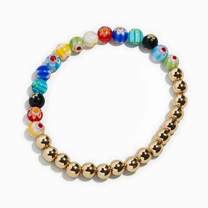 Minimalist Beads Bracelest In Polished Round Finish