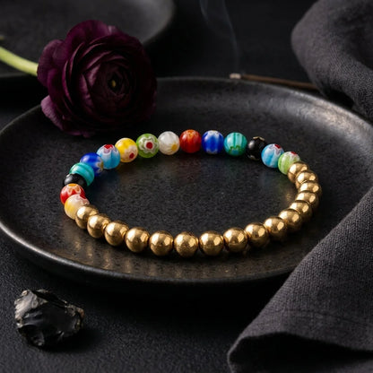 Minimalist Beads Bracelest In Polished Round Finish