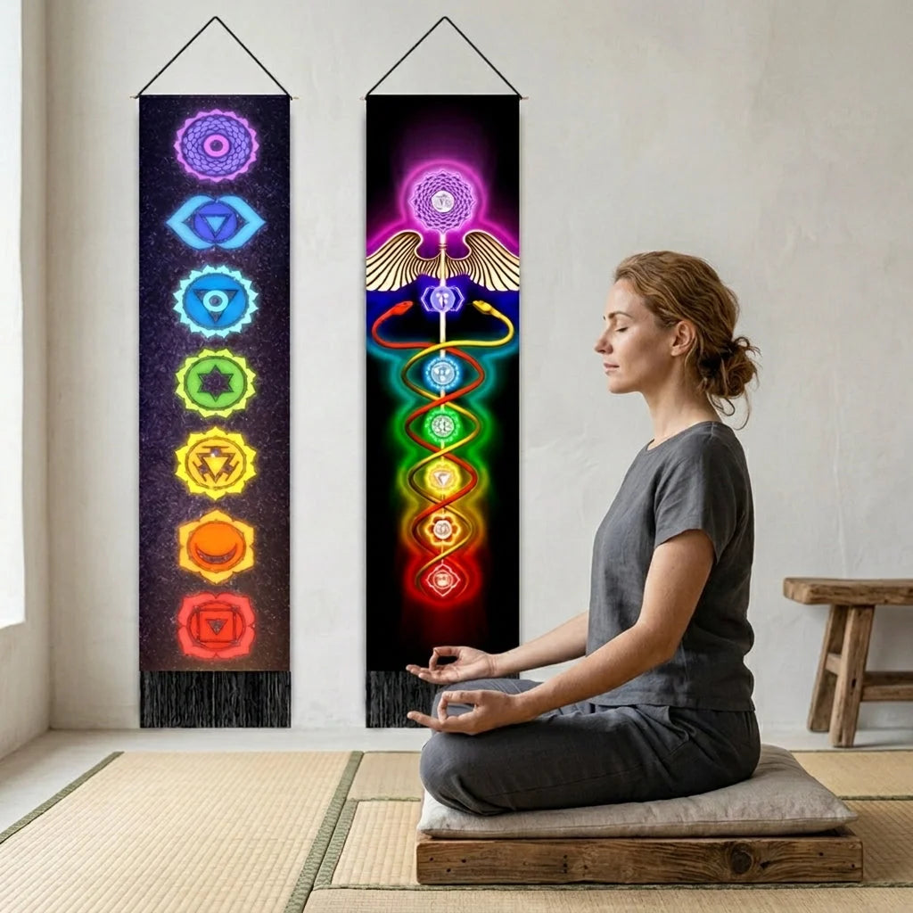 Minimalist Cotton Yoga Tapestry For Mindful Spaces
