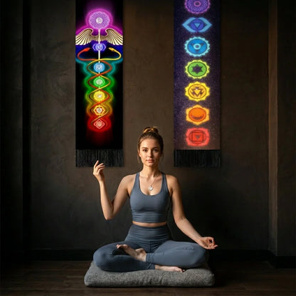 Minimalist Cotton Yoga Tapestry For Mindful Spaces