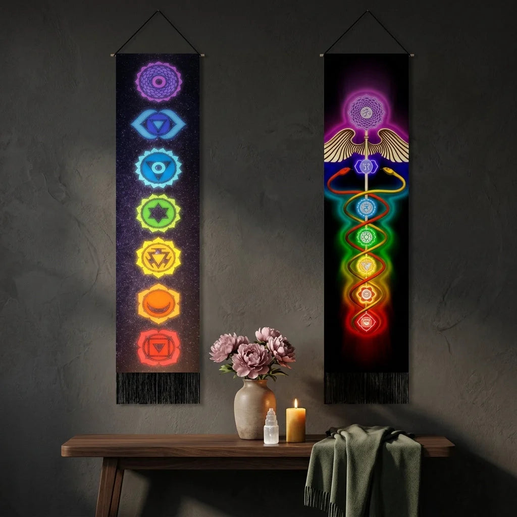 Minimalist Cotton Yoga Tapestry For Mindful Spaces