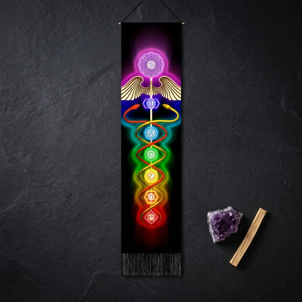 Minimalist Cotton Yoga Tapestry For Mindful Spaces