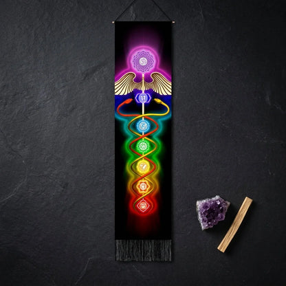 Minimalist Cotton Yoga Tapestry For Mindful Spaces