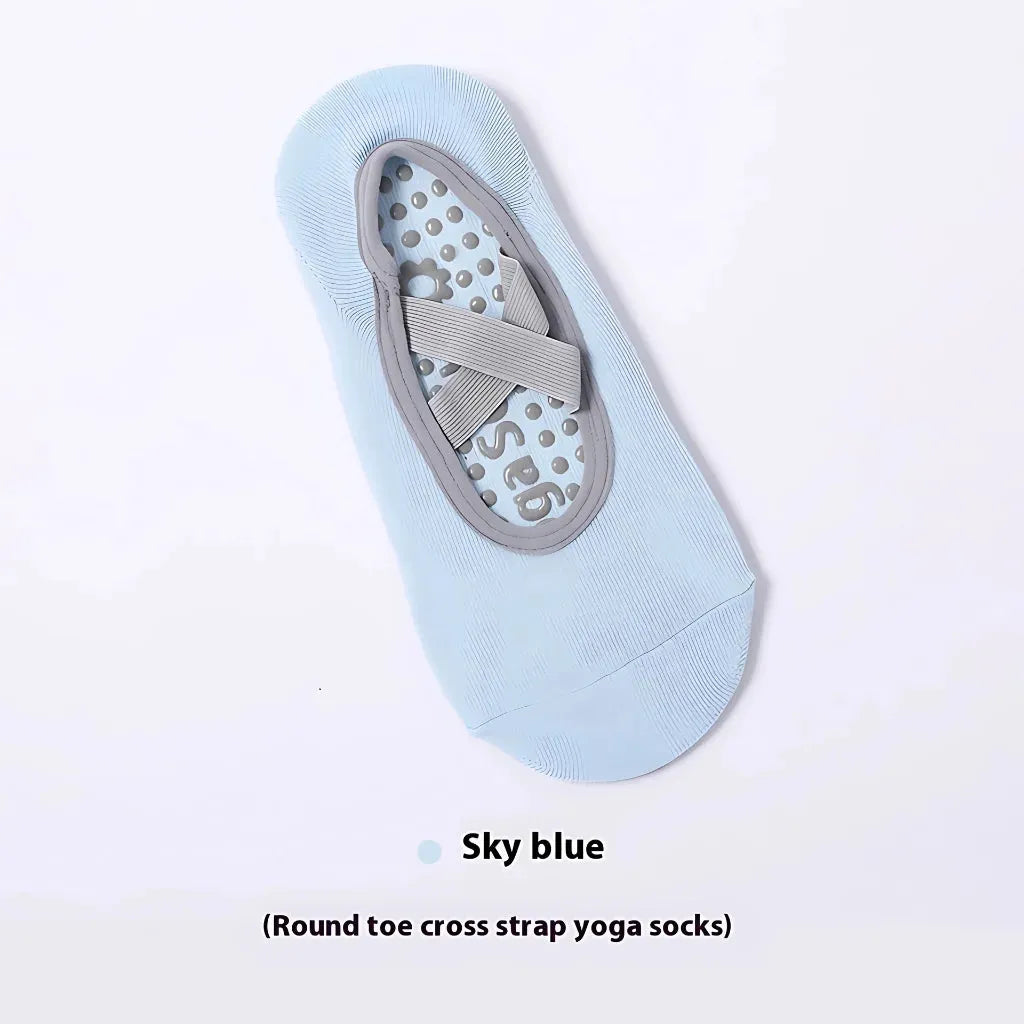 Minimalist Grip Socks For Yoga And Pilates - Sky Blue / one size