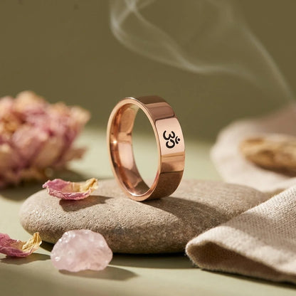 Minimalist Stainless Steel Metal Rings