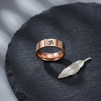 Minimalist Stainless Steel Metal Rings