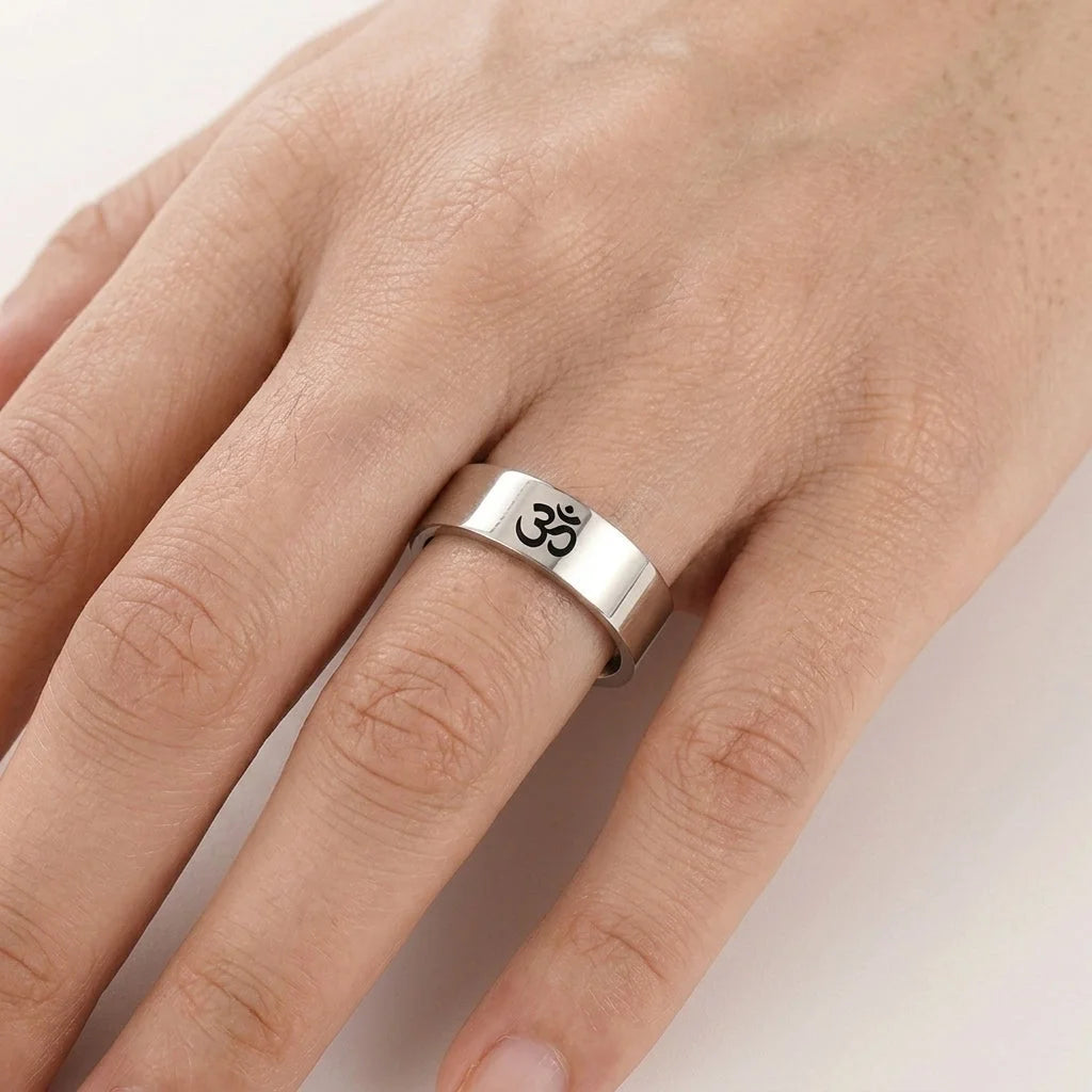 Minimalist Stainless Steel Metal Rings