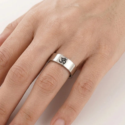 Minimalist Stainless Steel Metal Rings