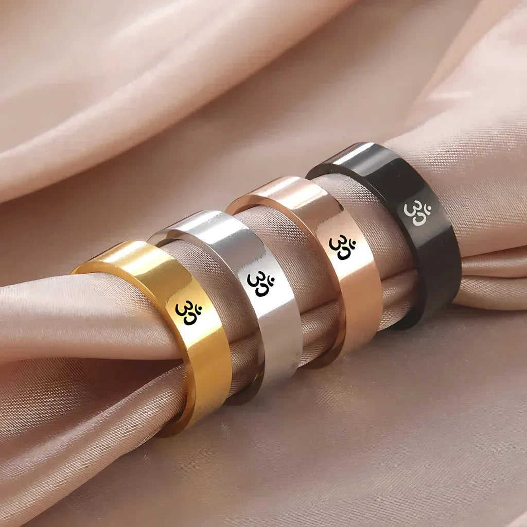 Minimalist Stainless Steel Metal Rings