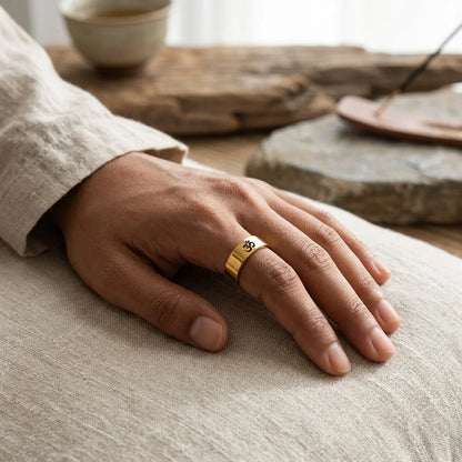 Minimalist Stainless Steel Metal Rings
