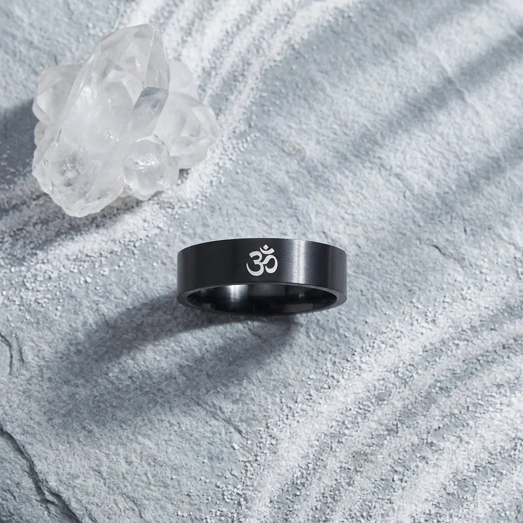 Minimalist Stainless Steel Metal Rings