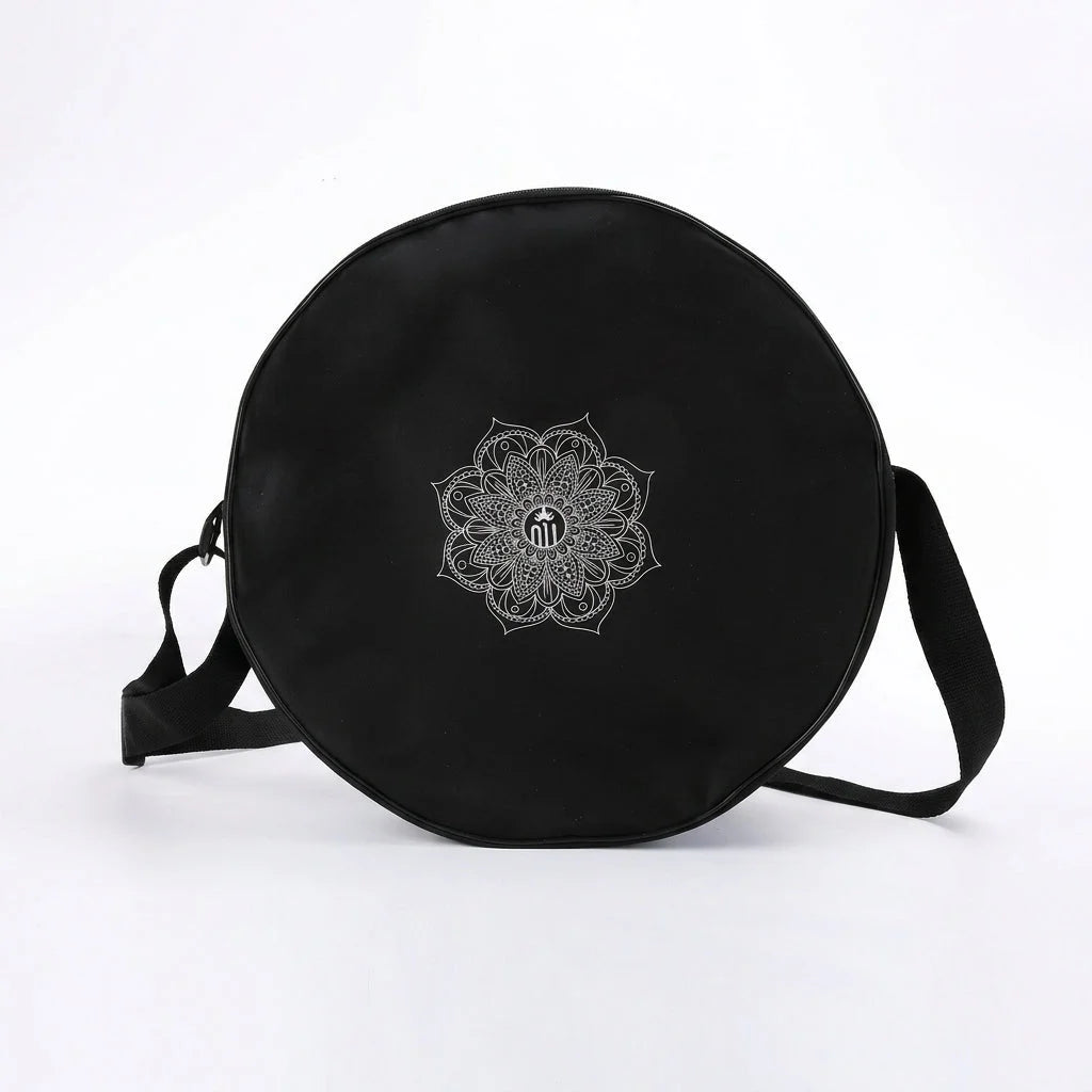 Minimalist Yoga Wheel Bag With Adjustable Straps - Black