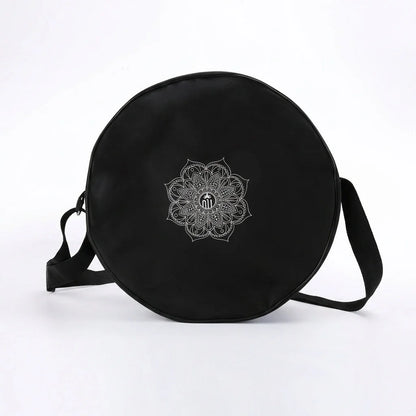 Minimalist Yoga Wheel Bag With Adjustable Straps - Black
