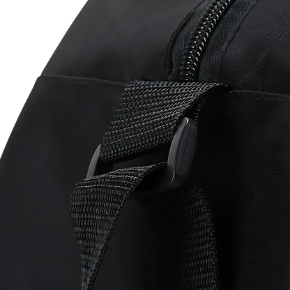 Minimalist Yoga Wheel Bag With Adjustable Straps - Black
