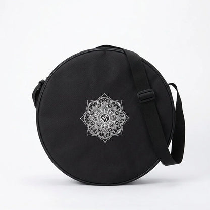 Minimalist Yoga Wheel Bag With Adjustable Straps - Black