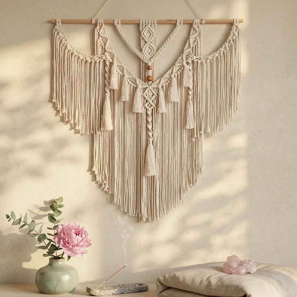 Modern Nordic Woven Tapestry For Cozy Minimalist Spaces