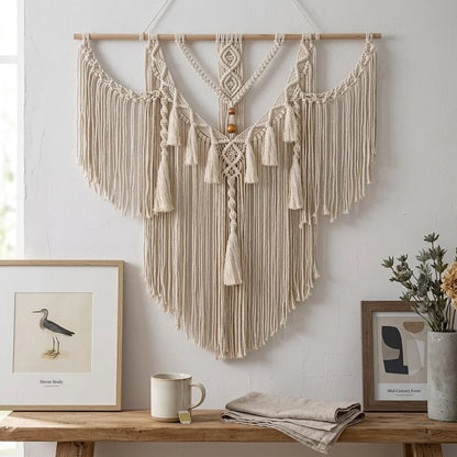 Modern Nordic Woven Tapestry For Cozy Minimalist Spaces