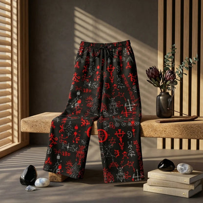 Mystic Alchemy Flare Joggers For Women – Black Base
