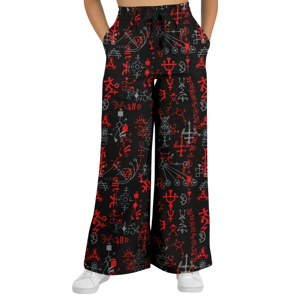 Mystic Alchemy Flare Joggers For Women – Black Base