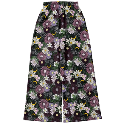 Mystic Bloom Jogging Flare Pants With Planchette Print