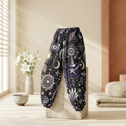 Mystic Meigas Female Harem Pants – Celestial Black