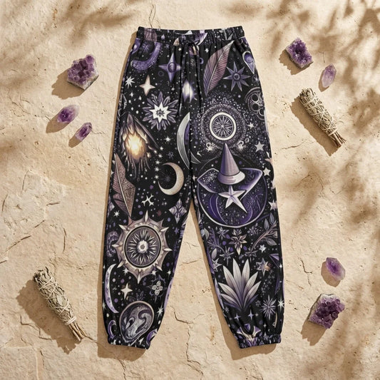 Mystic Meigas Female Harem Pants – Celestial Black