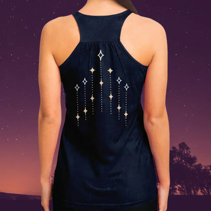 Mystic Rise Racer Tanks With Snake And Arrow Design