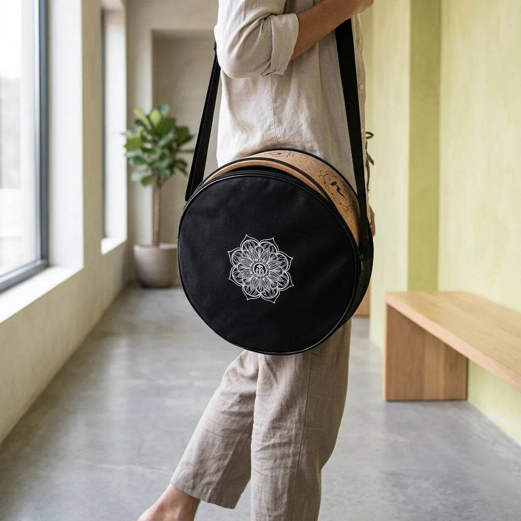 Natural Cork Wheel For Yoga And Core Stretching
