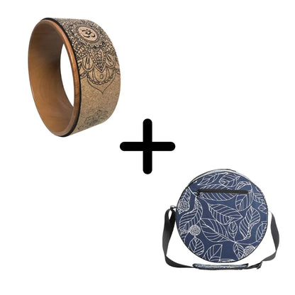 Natural Cork Wheel For Yoga And Core Stretching - B set