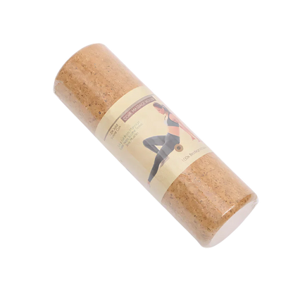 Natural Cork Yoga Rollers For Deep Muscle Release - Khaki / 30x10 cm