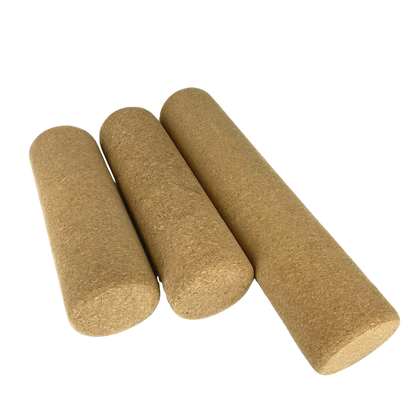 Natural Cork Yoga Rollers For Deep Muscle Release - Khaki / 30x10 cm