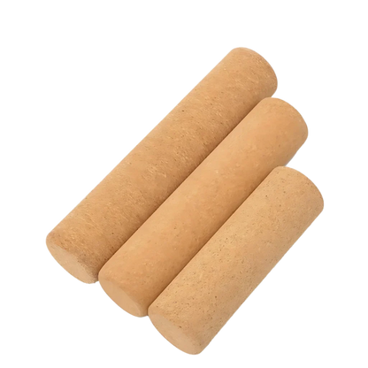 Natural Cork Yoga Rollers For Deep Muscle Release - Khaki / 30x10 cm