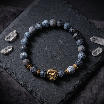 Natural Stone Bracelets With Owl Charm