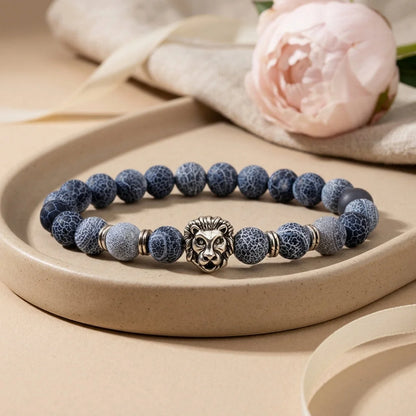 Natural Stone Bracelets With Owl Charm