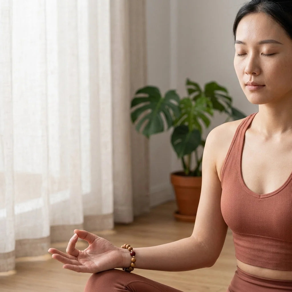 Natural Wooden Bead Bracelet For Women