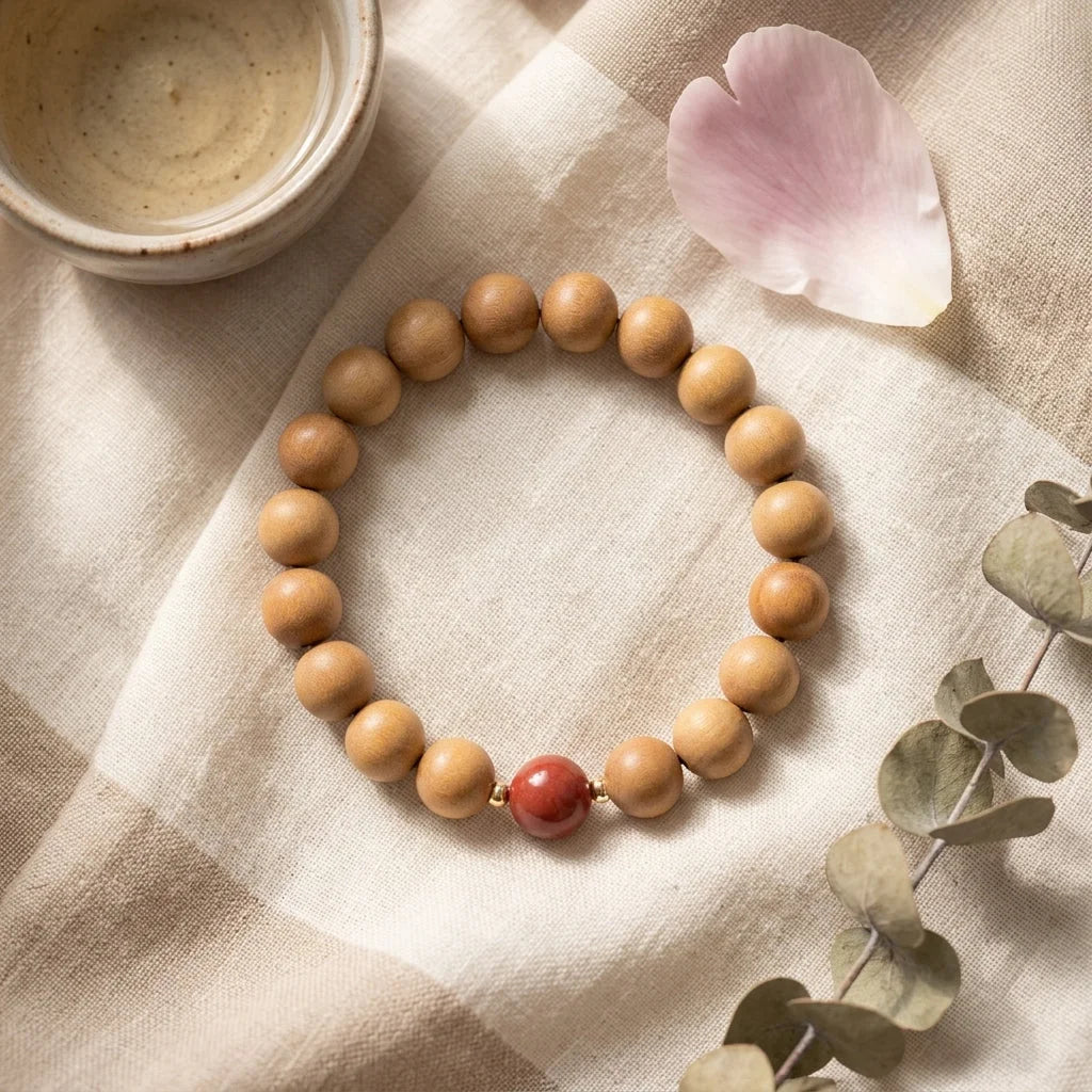 Natural Wooden Bead Bracelet For Women