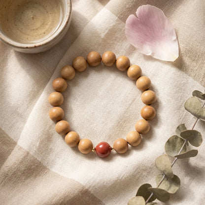 Natural Wooden Bead Bracelet For Women