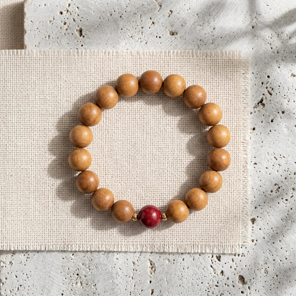 Natural Wooden Bead Bracelet For Women